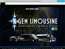Tablet Screenshot of gemlimo.com